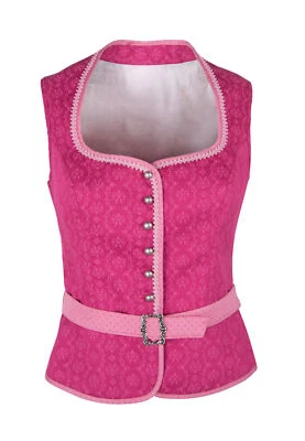 Ramona Lippert® Trachtenbluse Damen Mieder Bluse Corsage Nicole pink Gr. 34-46 - Bild 1 von 4