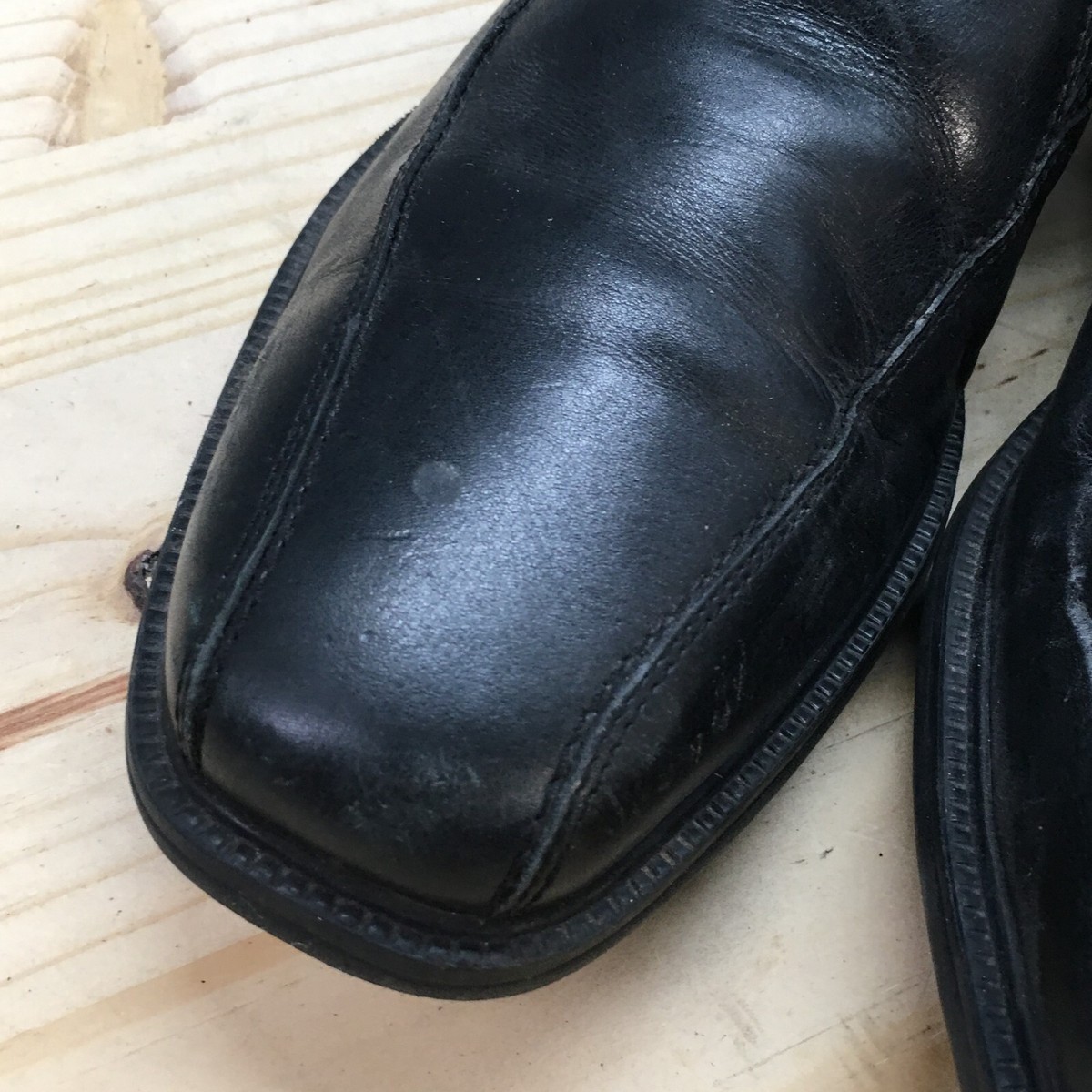Bostonian Flex Lite Slip On Loafers Mens Sz 9 Black Leather Dress Shoes 26025895 Bostonian Shoes Mens 12M Flex Lite Slip On Loafers 26025895  main image 4