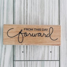 Stampabilities From This Day Forward DR1160 Rubber Craft Stamp