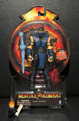 Mortal Kombat 20th Anniversary Figur Sub Zero Jazwares Neu OVP MOSC NetherRealm