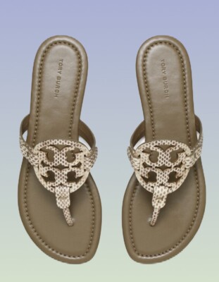 素敵★TORY BURCH スネーク風レザー サンダル ミュール スネーク Tory Burch(トリーバーチ) - 海外通販のBUYMA