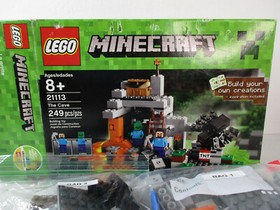 Lego Minecraft 21113 The Cave 100% Complete W/Instructions and Box