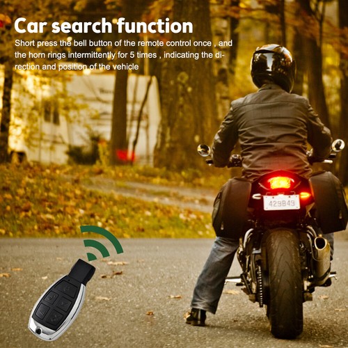 Motorcycle Scooter Security Alarm System Anti-theft Remote Control Engine Start - Picture 5 of 12