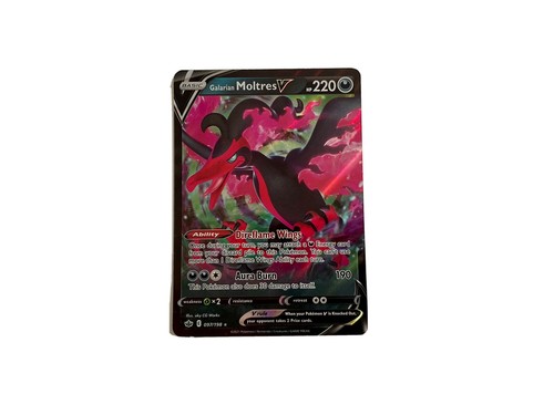 Pokemon TCG Galarian Moltres V 097/198 Sw&Sh Chilling Reign Rare Holo NM+ |  eBay