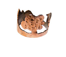 Handmade Countryside Copper Ring size 8 by SmithSilver