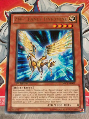 Yu Gi Oh Zw Karte - EINHORNLANZE ORKS-FR005