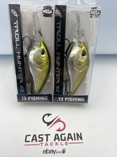 (2) 13 FISHING TROLL HUNTER 60 CRANKBAIT 1/2 OZ EPIC SHAD - FAST SHIPPING!