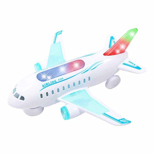 Modelo de juguete de avión para niños con sonidos de música para regalos para... - Imagen 6 de 12