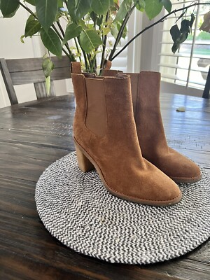 Lauren Ralph Lauren Women's Marianna Pull-On Chelsea Booties Chestnut