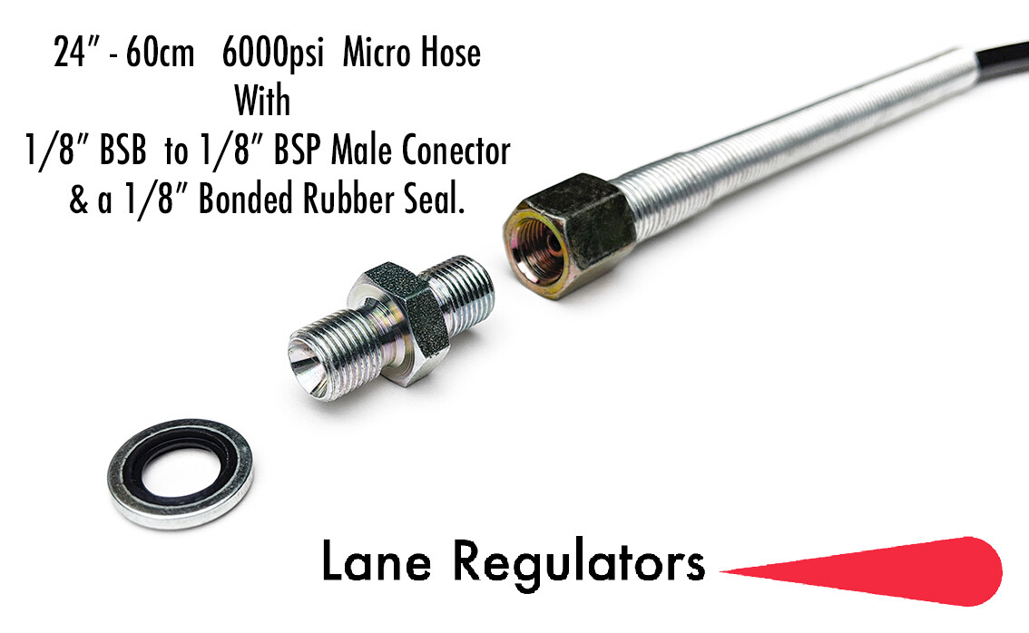 Micro Bore Hose Air Rifle Filling 60cm24" 400bar for Stirrup Pump Dive