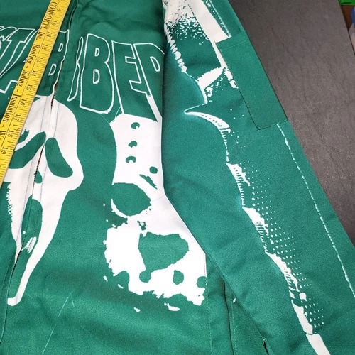 Culture Vulture Backstabbers Collection Green Jacket XL Ghostface Horror NWOT image 6
