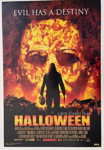 HALLOWEEN BY ROB ZOMBIE, RARE LICENSED  2007  POSTER , LAST ONE!!