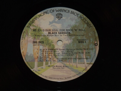 Black Sabbath - We Sold Our Soul For Rock 'N' Roll - Warner