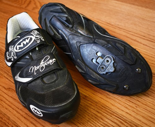 NORTHWAVE NW Cycling Shoes MTB Mountain Black Womens US 7.25 UK 39.5