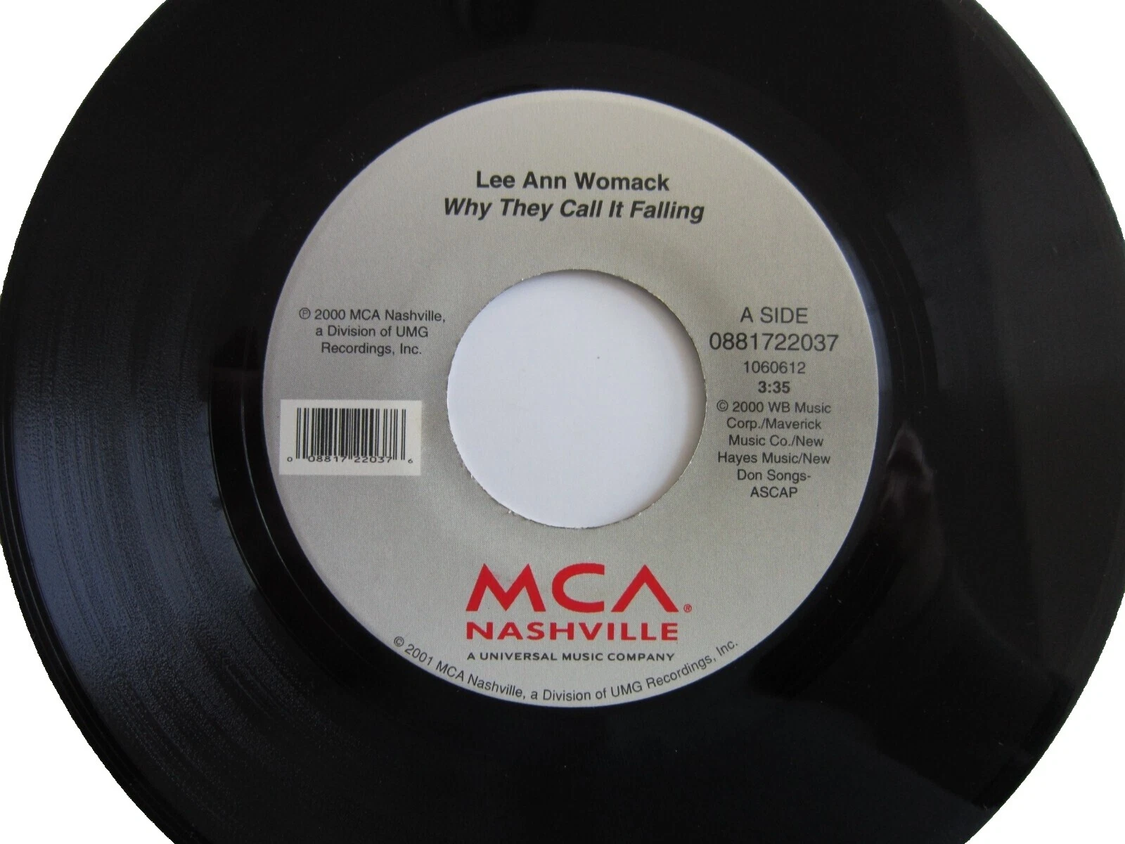 Lee Ann Womack Single 45 RPM Speed Vinyl Records