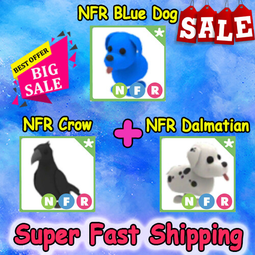 Neon Fly Ride Legendary Pets NFR Blue Dog/ NFR Crow/ NFR Dalmatian eBay