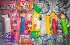 Charlie Brown PEZ Dispensers Lot of 6