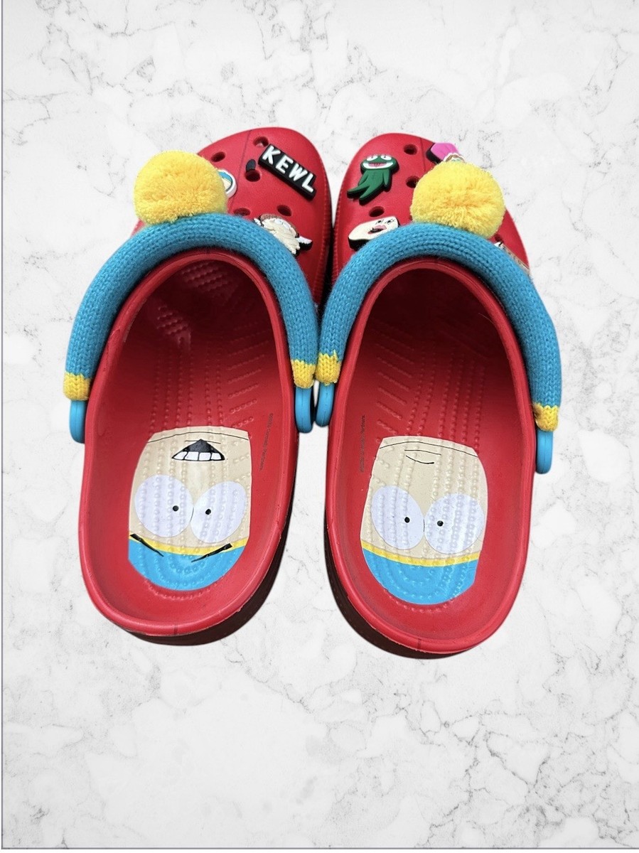 Crocs x South Park Cartman Classic Clog Slip On Red Comfort  display picture 1