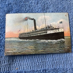 Postcard Ship Steamer North Star 1911 Posted Divided Back