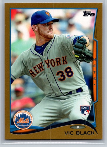2014 topps baseball series 2 vic black gold rookie card 1624/2014 #557 - Picture 1 of 2