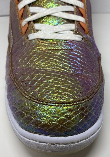 2015 Nike Air Python Iridiscente Talla 15 705066 202 Tenis de Cuero ¡Sin Plantillas! - Imagen 6 de 23