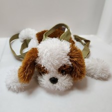 Aurora Plush Puppy Dog Backpack Zippered Kids Bag