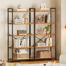 Casacomoda 5-Tier Book Shelf Freestanding Storage Organizer Home Office Bedroom