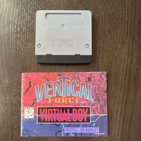Nintendo Vertical Force (Nintendo Virtual Boy, 1995) NTSC-U/C Shooter w/ Manual