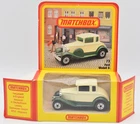 Matchbox Superfast #73 Ford Model A Coupe cream. German Box. Lesney England