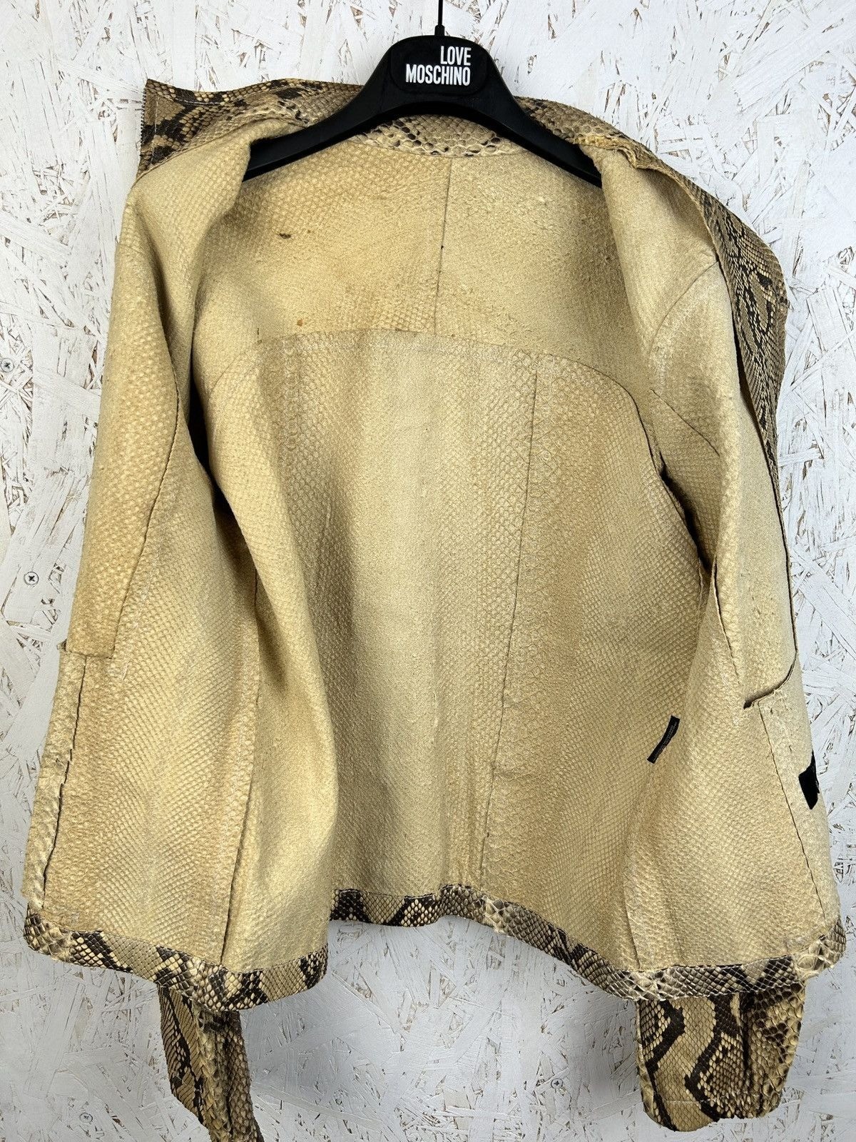 Tom Ford Gucci 2000 Runway Python Leather Jacket … - image 13