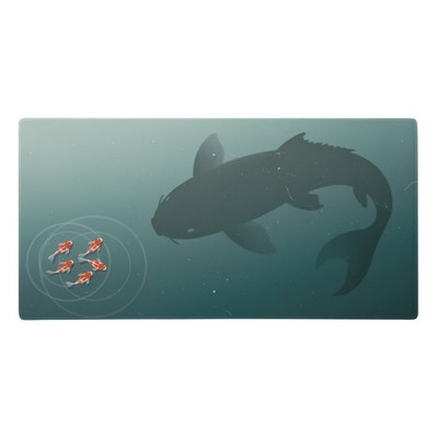 Japanese Koi Fish Zen Pond Gaming Mouse Pad XL Extended Desk Mat Non-Slip