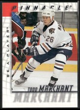 1997-98 PINNACLE BE A PLAYER TODD MARCHANT EDMONTON OILERS #72