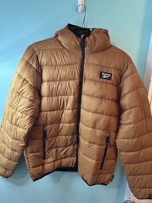 NWT Reebok Men s Full Zip Brown Glacier Winter Jacket. Size Medium