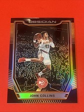 2018-19 Panini Obsidian Electric Etch Orange Prizm /25 John Collins #51 Hawks