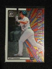 Panini 2020 Donruss Optic Matt Chapman Stained Glass #SG-10 Athletics Card
