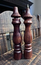 Vintage Wood Salt Shaker  Pepper Mill MCM 12  Tall Made in Germany