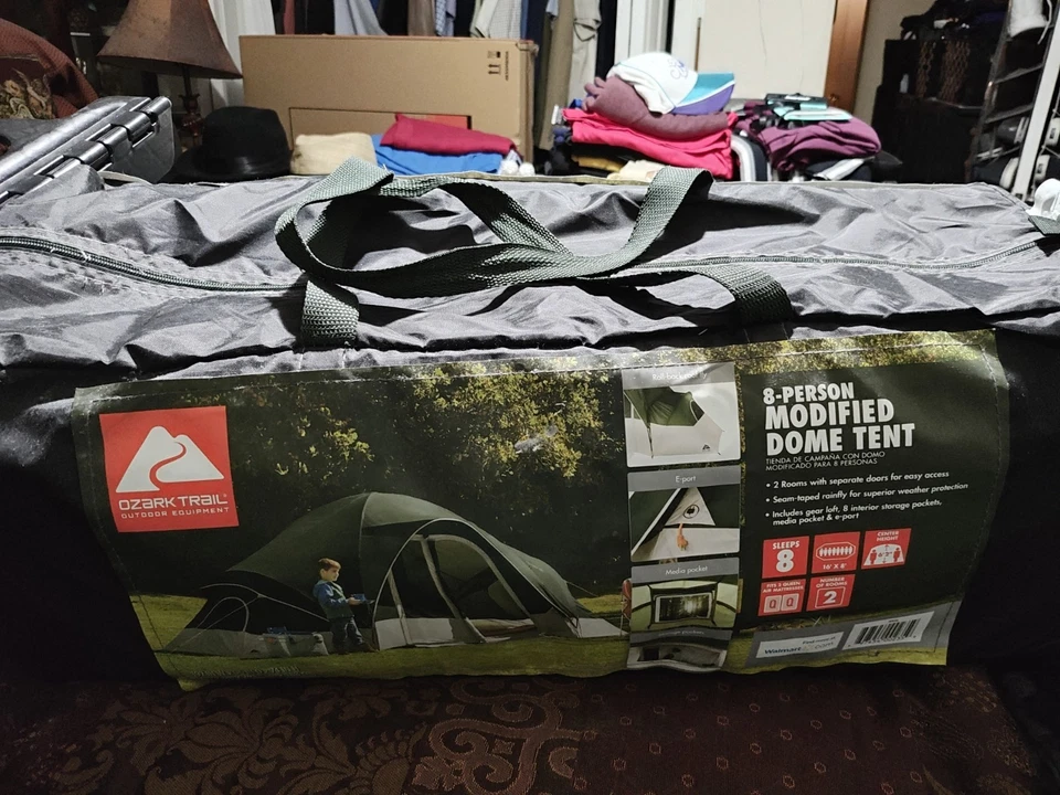 Ozark Trail W836 Altimate 8 Person Waterproof Modified Dome Tent 2 Rooms   - Image 2 of 3