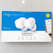 Ring Spotlight Starter Kit 2-Pack 400lm White...