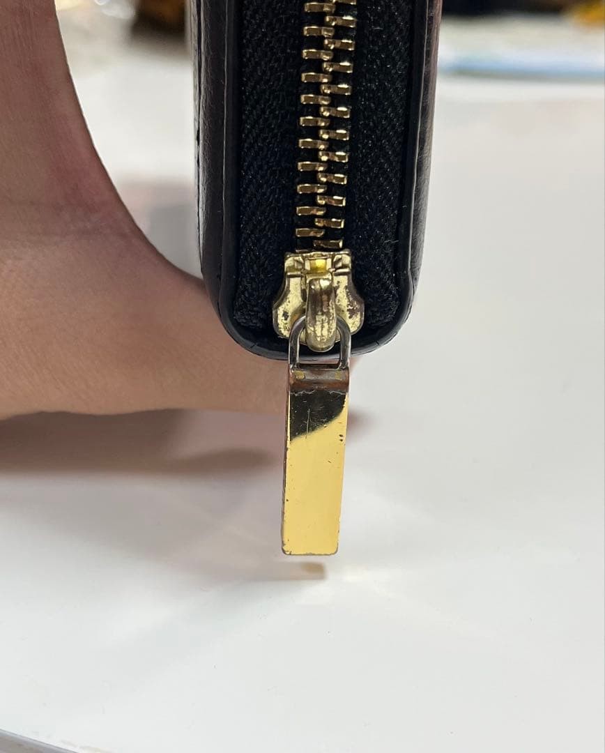 Tory Burch Black Leather Long Wallet thumbnail 6