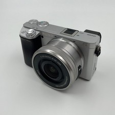 Sony Alpha a6400 Mirrorless 24.2MP 4K Digital Camera w/16-50mm Lens - Silver