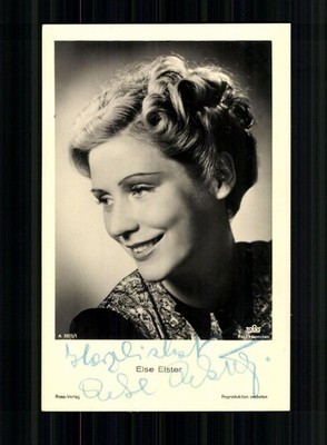Else Elster ROSS  Autogrammkarte Original Signiert  # BC 226678