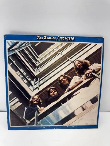 The Beatles 1967-1970 Blue Album 2LP Vinyl 1973 Apple SKBO-3404 Gatefold VG+