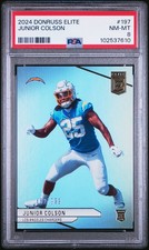 2024 PANINI DONRUSS ELITE #197 JUNIOR COLSON 482/999 PSA 8