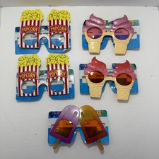 Novelty Party Sunglasses - Fun Party Accessory- SET OF 5 GLASSES