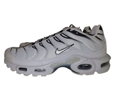 Nike Air Max Plus TN Wolf Grey White Black 852630-021 2018 Men's Sneaker US 8.5