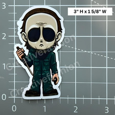 NEW Michael Myers Horror Vinyl Sticker 12