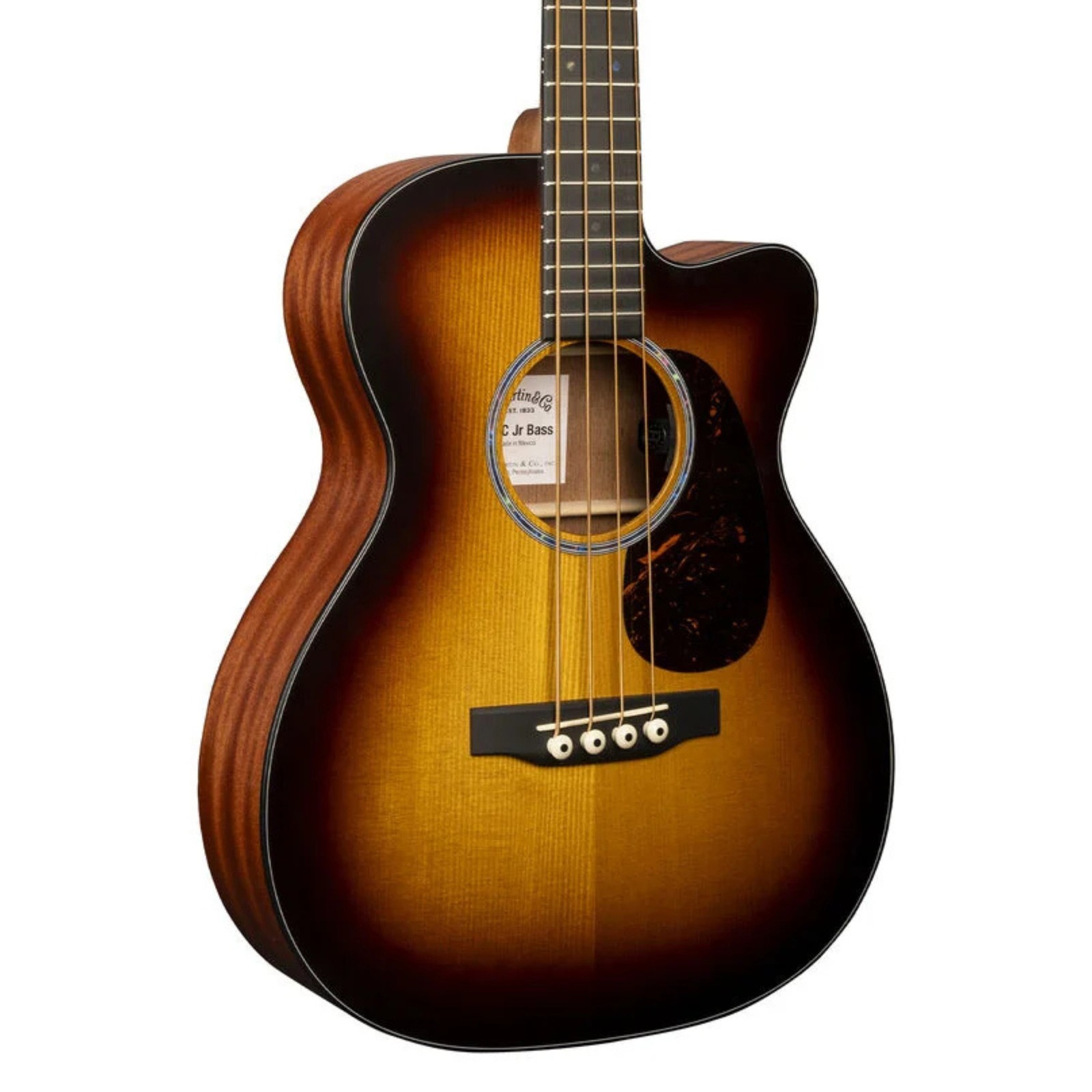 Martin 000CJr-E Short-Scale 4-String AE Bass 2025 Solid Spruce Top Burst 136690₽