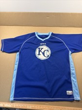 Kansas City Royals Baseball Mens XL Shirt Dynasty Embroidered Patch Logo