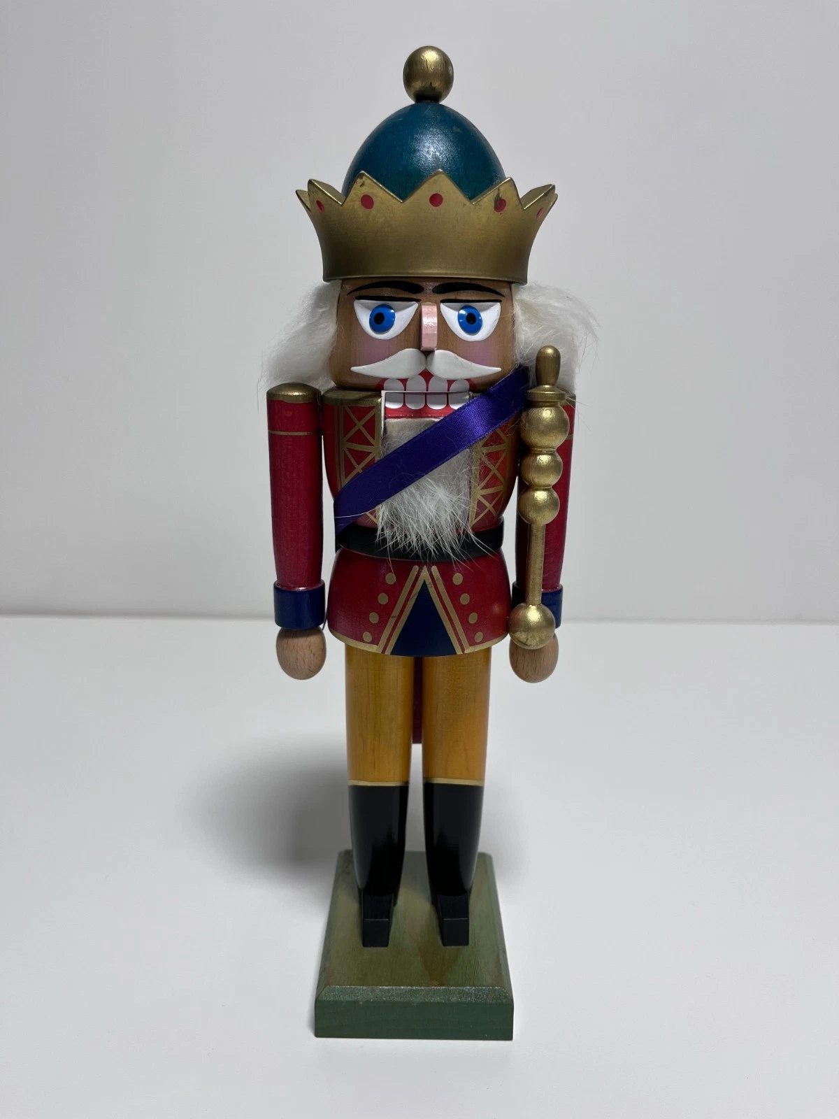 Vintage KWO Nutcracker King with Crown