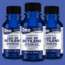 Arymar Azul de Metileno – Topical Solution for External Use, 1 fl oz (3-Pack)